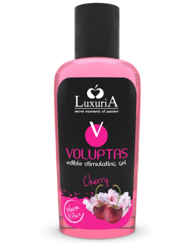 Intimateline Luxuria - Voluptas Edible Massage Gel Warming Effect - Cherry 100 ml