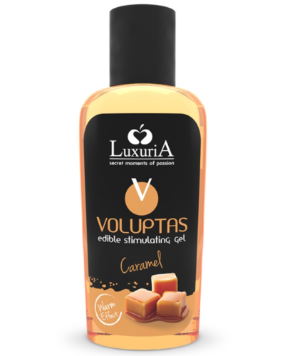 Intimateline Luxuria - Voluptas Edible Massage Gel Warming Effect - Caramel 100 ml
