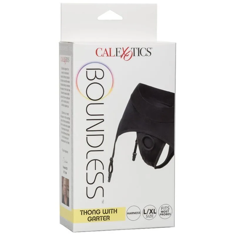 Calexotics - Boundless Thong With Garter S/M - Image 4