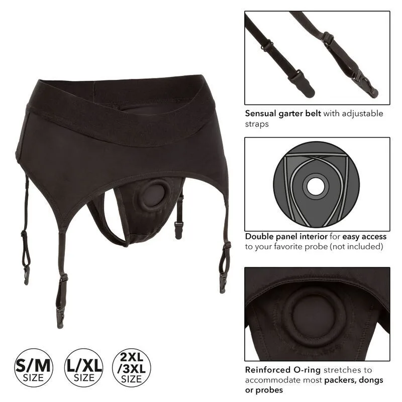 Calexotics - Boundless Thong With Garter S/M - Image 3