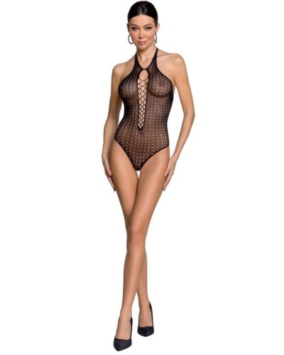 Passion - Woman Bs088 Bodystocking Black One Size