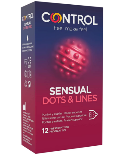 Control - Sensual Dots  Lines Points And Stretch Marks 12 Units