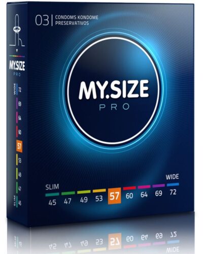 My Size - Pro Condoms 57 mm 3 Units