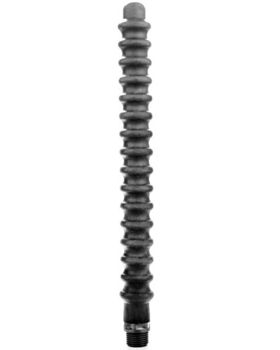 All Black - Mega Ripple Shower Anal Silicone 28.5 cm
