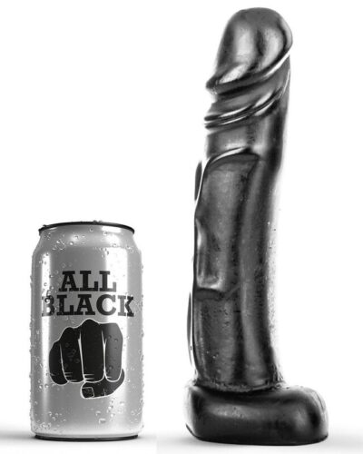 All Black - Realistic Dildo 22 cm