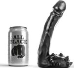 All Black - Dildo Realistic 19 cm