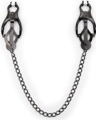 Ohmama Fetish - Japanese Nipple Clamps With Black Chain