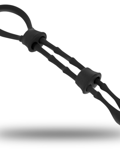 Ohmama Fetish - Silicone Cord-Cock And Testicles Ring