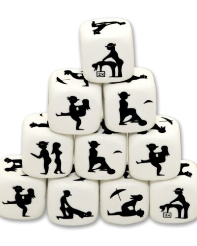 Diablo Picante - White Posing Dice