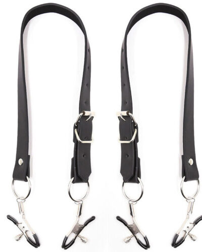 Ohmama Fetish - Clitoris Clamps With Leg Straps
