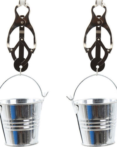 Ohmama Fetish Nipple Clamps With Buckets