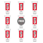 Aqua Travel - Lollipop Flavour Waterbased Lubricant - 50 ml 8+1 Free