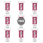 Aqua Travel - Wild Raspberry Flavour Waterbased Lubricant - 50 ml 8+1 Free