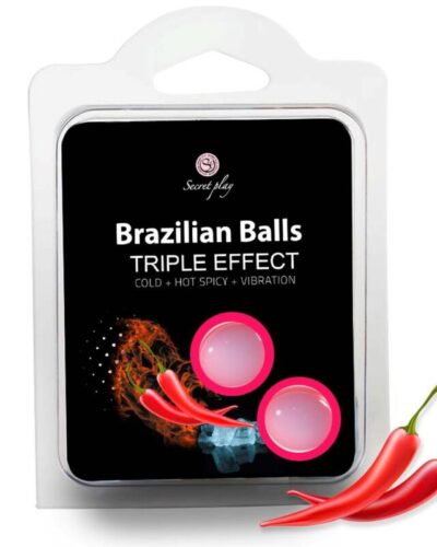 Secretplay - Set 2 Brazilian Balls Triple Effect