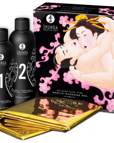 Shunga - Oriental Body To Body Erotic Massage Gel Strawberries And Cava