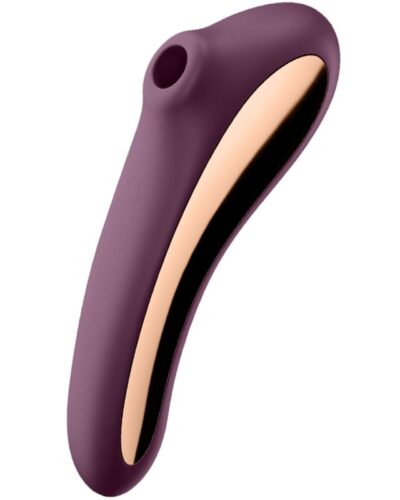Satisfyer - Dual Kiss Air Pulse Vibrator Wine Red