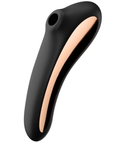 Satisfyer - Dual Kiss Air Pulse Vibrator Black