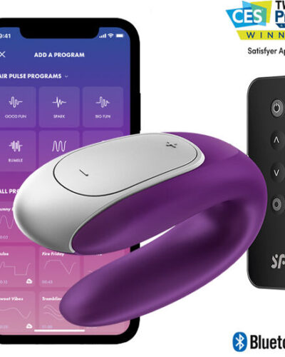 Satisfyer - Double Fun Partner Vibrator Purple