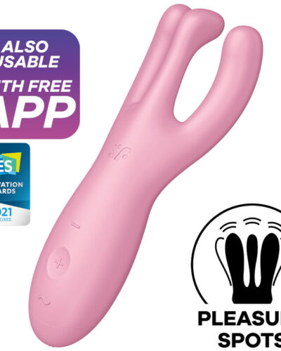 Satisfyer - Threesome 4 Vibrator App Pink