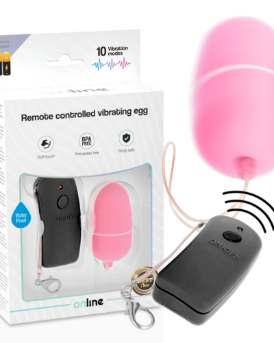 Online - Remote Controlled Vibrating Egg Pink