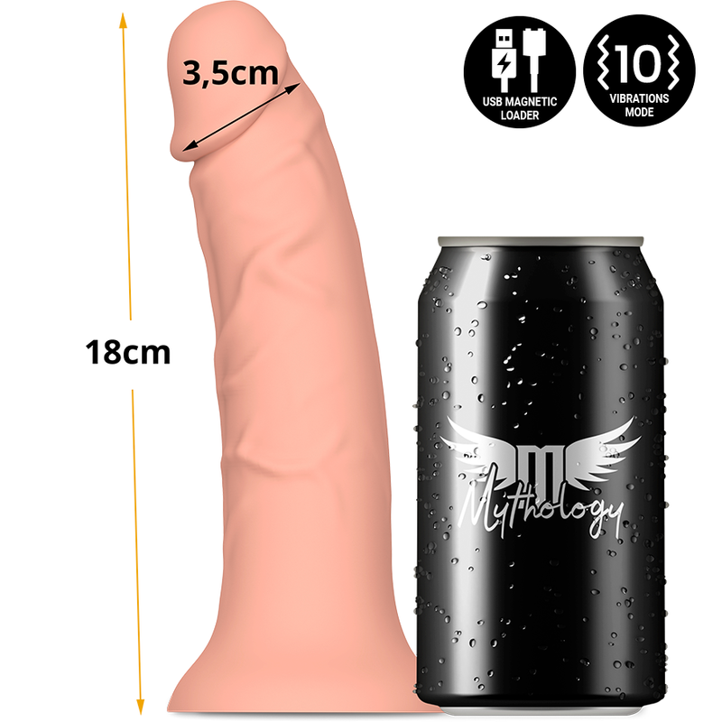Mythology - Asher Original Dildo S - Vibrator Compatible With Watchme Wireless Technology - Image 5