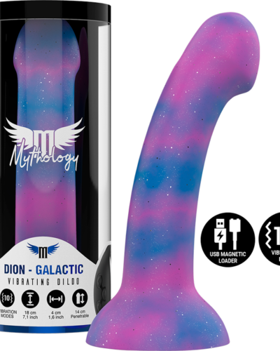 Mythology - Dion Galactic Dildo M - Vibrator Watchme Wireless Technology Compatible