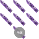 Custom Bullets - Rechargeable Snake Purple Magnetic 10 Intensities 6 + 1 Free