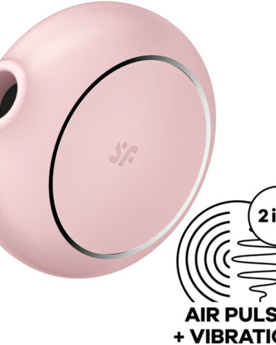 Satisfyer - Pro To Go 3 Double Air Pulse Stimulator Vibrator Pink