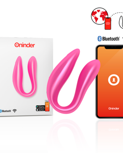 Oninder - Lisboa Pink G-Point Clitoris Stimulator - Free Pink App