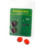 Taloka - 2 Brazilian Balls Strawberry  Chocolate Intimate Gel
