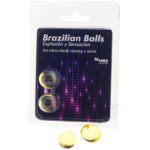 Taloka - 2 Brazilian Balls Vibrating  Shock Effect Exciting Gel