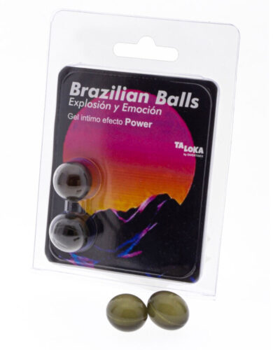 Taloka - 2 Brazilian Balls Power Effect Exciting Gel