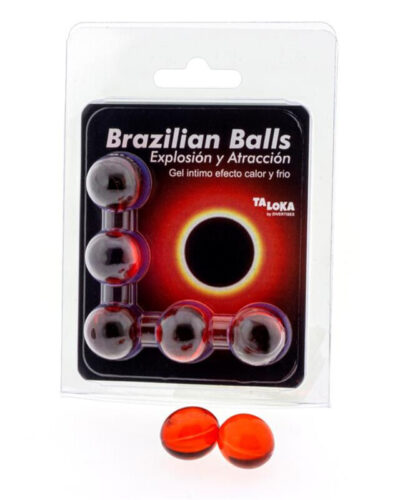 Taloka - 5 Brazilian Balls Hot  Cold Effect Exciting Gel