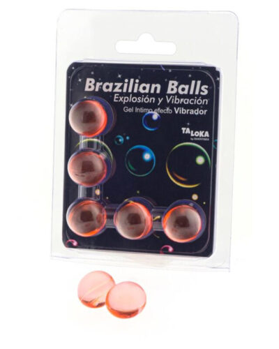 Taloka - 5 Brazilian Balls Vibrating Effect Exciting Gel