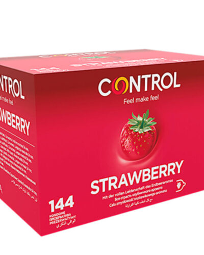 Control - Adapta Strawberry Condoms 144 Units