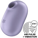 Satisfyer - Pro To Go 2 Double Air Pulse Stimulator  Vibrator Violet