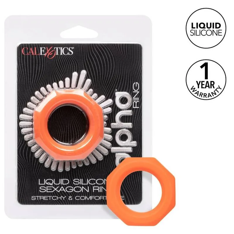 Calexotics - Alpha Sexagon Ring Orange - Image 3