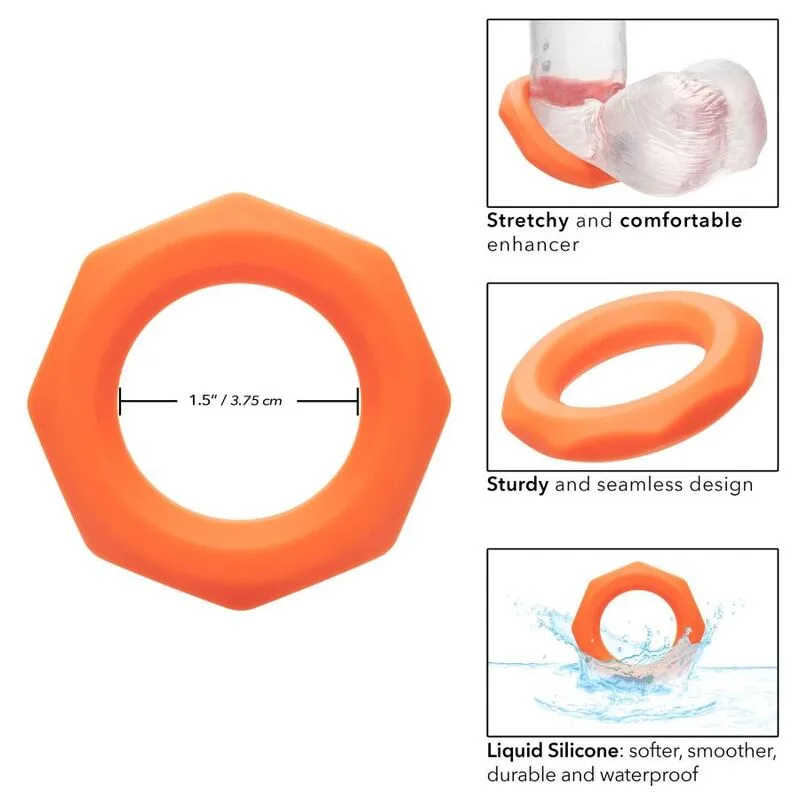 Calexotics - Alpha Sexagon Ring Orange - Image 4