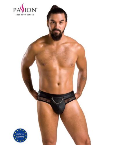 Passion - 030 Open Slip Tom Black L/XL