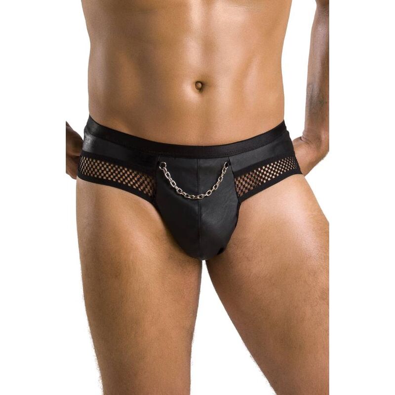 Passion - 030 Open Slip Tom Black L/XL - Image 3