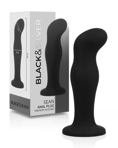 Blacksilver - Sean Plug Anal Premium Silicone Black