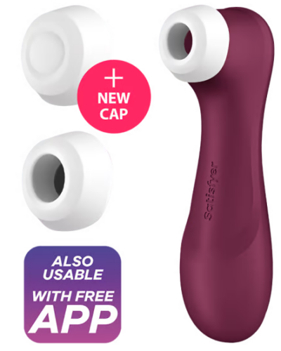 Satisfyer - Pro 2 Generación 3 Wine Red Bluetooth App
