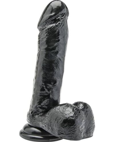Get Real - Dildo 18 cm With Balls Black
