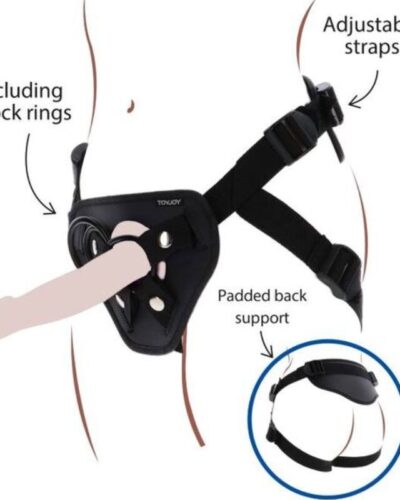 Get Real - Strap-On Deluxe Harness Black