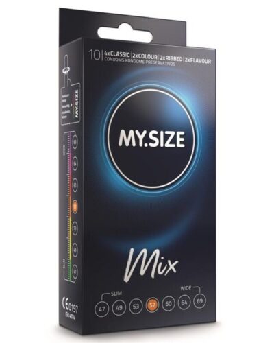 My Size - Mix Condoms 57 mm 10 Units