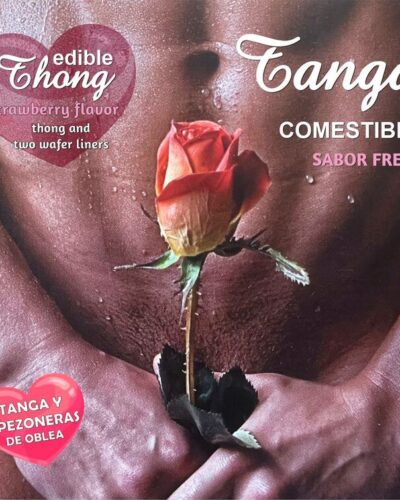 Hotflowers - Mens Thong+ 2 Strawberry Wafer Nipple