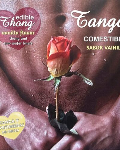 Hotflowers - Mens Thong + 2 Vanilla Wafer Nipple
