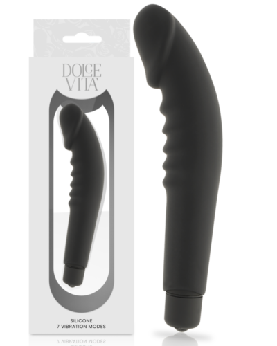 Dolce Vita - Realistic Pleasure Black Silicone