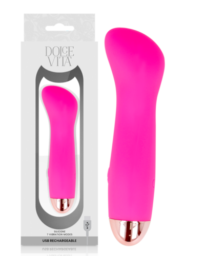 Dolce Vita - Rechargeable Vibrator One Pink 7 Speed