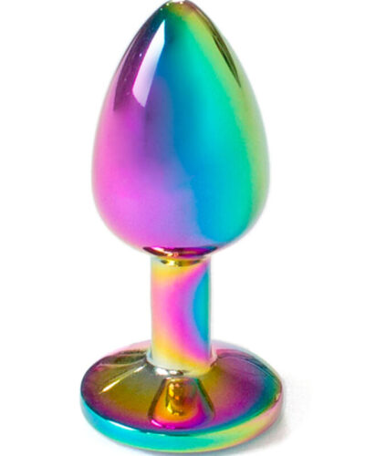 Secretplay - Metal Butt Plug Rainbow Small Size 7 cm